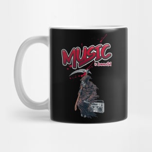 Music is Immortal: Grim Reaper Mug